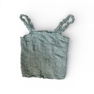 Abercrombie & Fitch Light Blue Textured Top